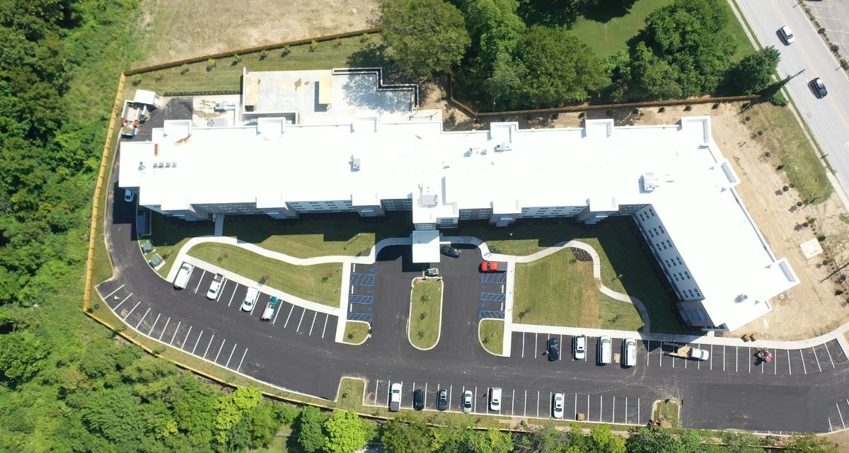 Aerial view of Vivera Building